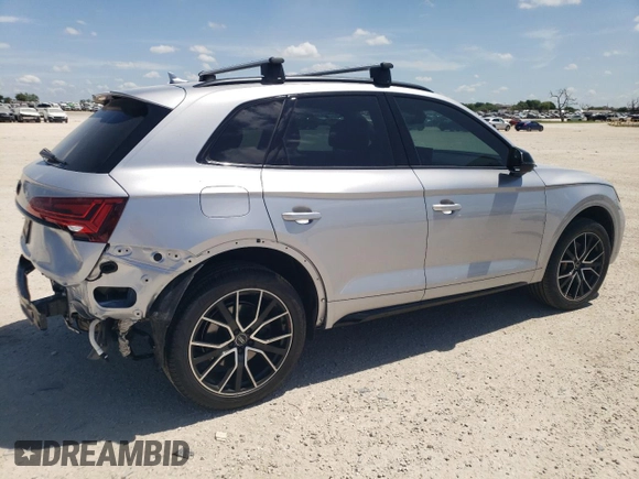 2023 Audi SQ5 Premium Plus with VIN WA1B4AFY0P2143894, listed as a Copart auction lot 59869514 with 10,606 mi miles and Salvage Title. Bid and sale history available at carsss.com. Image 3.