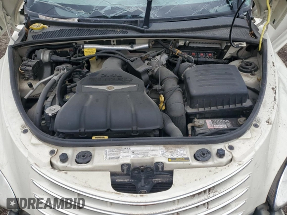 2005 Chrysler PT Cruiser GT with VIN 3C3AY75S65T500209, listed as a Copart auction lot 58399095 with 68,890 mi miles and Salvage title. Bid and sale history available at DreamBid. Image 11.