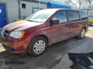 2017 Dodge Grand Caravan SE z VIN 2C4RDGBG8HR780460, wystawiony jako Copart lot #46663825 z przebiegiem 90 157 mil mil oraz Szkody całkowita. Historia ofert i sprzedaży dostępna na DreamBid. Obrazek 1.