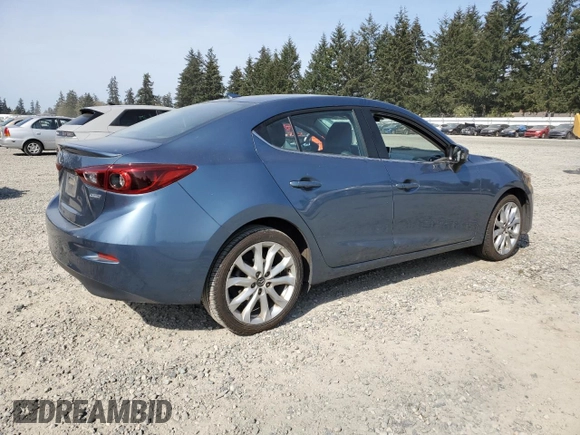 2015 Mazda 3 S Grand Touring with VIN JM1BM1W32F1220361, listed as a Copart auction lot 54720745 with 71,960 mi miles and Salvage Title. Bid and sale history available at DreamBid. Image 3.