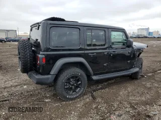 2021 Jeep Wrangler Unlimited Sport S с VIN 1C4HJXDN0MW566970, выставлен на аукционе Copart как лот 57655765 с пробегом 24 751 миль миль и Списание • Salvage title. История ставок и продаж доступна на DreamBid. Изображение 3.
