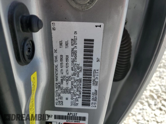 2015 Toyota Tundra 4WD Truck Platinum with VIN 5TFAW5F16FX470081, listed as a Copart auction lot 77692004 with 120,569 mi miles and Clean Title. Bid and sale history available at carsss.com. Image 12.