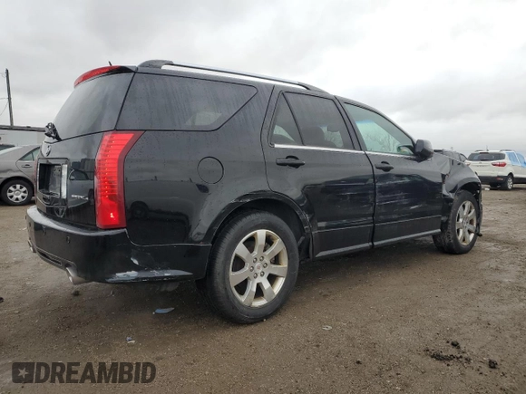 2007 Cadillac SRX with VIN 1GYEE63A270174705, listed as a Copart auction lot 82053904 with 161,320 mi miles and Salvage Title. Bid and sale history available at carsss.com. Image 3.
