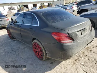 2015 Mercedes-Benz C-Class C 300 Luxury with VIN 55SWF4KB0FU012463, listed as a Copart auction lot 47119185 with 140,170 mi miles and Salvage Title. Bid and sale history available at carsss.com. Image 2.