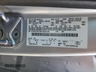 2014 Ford Escape S с VIN 1FMCU0F76EUD51125, выставлен на аукционе Copart как лот 51103365 с пробегом 108 766 миль миль и Списание • Salvage title. История ставок и продаж доступна на DreamBid. Изображение 14.