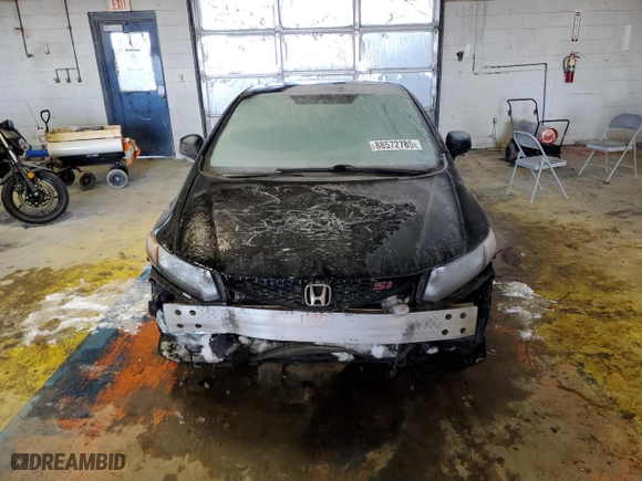 2012 Honda Civic Cpe Si with VIN 2HGFG4A53CH702189, listed as a Copart auction lot 88572785 with 135,493 mi miles and Salvage Title. Bid and sale history available at carsss.com. Image 5.