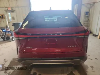 2024 Lexus RX 350 z VIN 2T2BAMBA1RC043795, wystawiony jako Copart lot #61190095 z przebiegiem 5 104 mil mil oraz Szkoda całkowita • Salvage title. Historia ofert i sprzedaży dostępna na DreamBid. Obrazek 6.