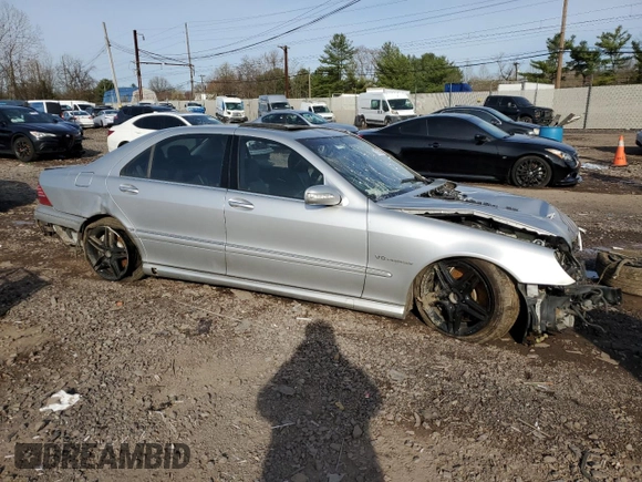 2003 Mercedes-Benz S 55 AMG with VIN WDBNG74J33A379554, listed as a Copart auction lot 51157965 with Not Provided miles and Salvage Title. Bid and sale history available at DreamBid. Image 4.