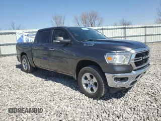 2020 Ram 1500 Big Horn with VIN 1C6SRFFT2LN392027, listed as a Copart auction lot 52883145 with 80,669 mi miles and Clean Title. Bid and sale history available at carsss.com. Image 4.