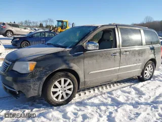 2012 Chrysler Town & Country Touring-L with VIN 2C4RC1CG9CR376817, listed as a IAAI auction lot 41628582 with 196,994 mi miles. Bid and sale history available at carsss.com. Image 14.