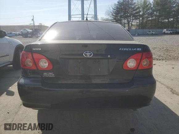 2007 Toyota Corolla CE with VIN 2T1BR32E27C756003, listed as a Copart auction lot 54604095 with 159,580 mi miles and Clean Title. Bid and sale history available at carsss.com. Image 6.