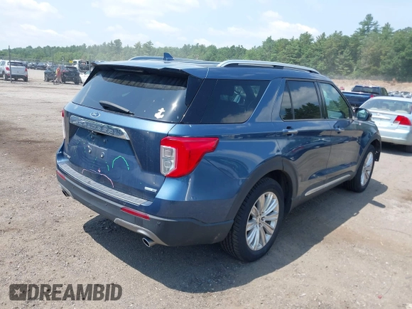 2020 Ford Explorer Limited with VIN 1FMSK8FH8LGA75390, listed as a IAAI auction lot 42563694 with 55,481 mi miles and . Bid and sale history available at DreamBid. Image 4.