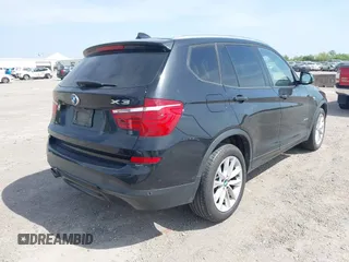 2015 BMW X3 sDrive28i with VIN 5UXWZ7C51F0M82937, listed as a IAAI auction lot 42028655 with 122,969 mi miles and . Bid and sale history available at DreamBid. Image 4.