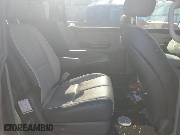2015 Kia Sedona SX with VIN KNDMC5C10F6047335, listed as a Copart auction lot 66235414 with 154,460 mi miles and Salvage Title. Bid and sale history available at DreamBid. Image 12.