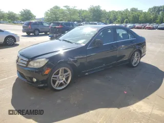 2008 Mercedes-Benz C 300 Sport with VIN WDDGF54X98F071729, listed as a Copart auction lot 57585265 with 113,472 mi miles and Salvage title. Bid and sale history available at DreamBid. Image 1.