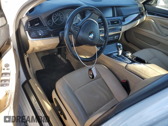 2014 BMW 5 Series 535i xDrive with VIN WBA5B3C55ED530874, listed as a Copart auction lot 86071814 with 95,007 mi miles and Salvage Title. Bid and sale history available at carsss.com. Image 8.