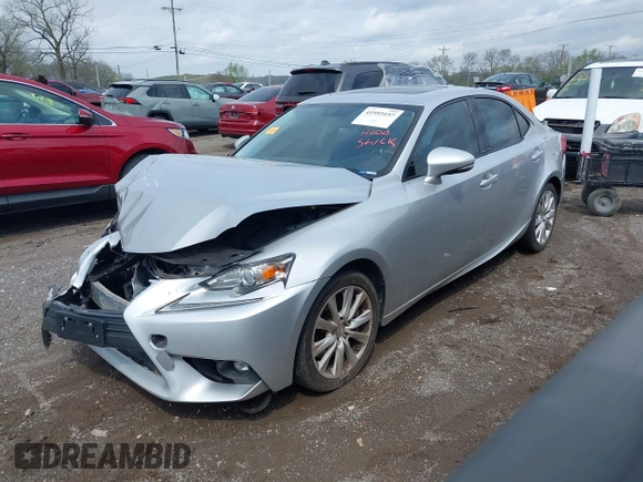 2015 Lexus IS 250 with VIN JTHBF1D24F5073780, listed as a IAAI auction lot 41953157 with 104,239 mi miles. Bid and sale history available at carsss.com. Image 17.