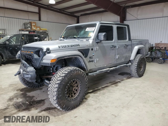 2021 Jeep Gladiator Freedom с VIN 1C6HJTAG2ML579159, выставлен на аукционе Copart как лот 42954605 с пробегом 66 865 миль миль и Списание • Salvage title. История ставок и продаж доступна на DreamBid. Изображение 1.