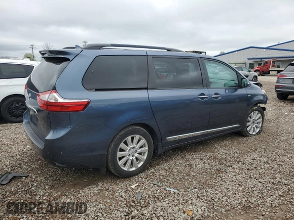 2017 Toyota Sienna XLE with VIN 5TDDZ3DC1HS175704, listed as a Copart auction lot 55289975 with 111,095 mi miles and Salvage Title. Bid and sale history available at DreamBid. Image 3.