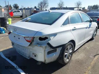 2012 Hyundai Sonata GLS with VIN 5NPEB4AC3CH461023, listed as a IAAI auction lot 41308876 with 101,628 mi miles. Bid and sale history available at carsss.com. Image 4.