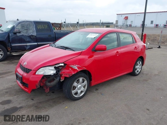 2009 Toyota Matrix with VIN 2T1KU40E69C062036, listed as a IAAI auction lot 41874531 with 206,829 mi miles and . Bid and sale history available at DreamBid. Image 2.