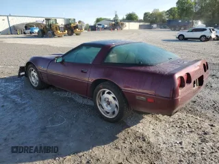 1993 Chevrolet Corvette with VIN 1G1YY23P3P5109106, listed as a Copart auction lot 53543765 with 37,828 mi miles and Salvage title. Bid and sale history available at DreamBid. Image 2.