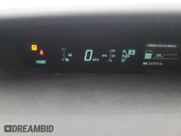 2011 Toyota Prius I with VIN JTDKN3DU4B0293302, listed as a Copart auction lot 51790605 with 217,721 mi miles and Salvage Title. Bid and sale history available at carsss.com. Image 9.