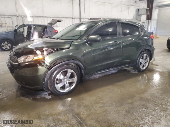 2016 Honda HR-V LX with VIN 3CZRU6H32GM763748, listed as a Copart auction lot 48813795 with 61,199 mi miles and Salvage Title. Bid and sale history available at carsss.com. Image 1.