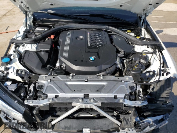 2022 BMW 3 Series M340i with VIN 3MW5U7J0XN8C26736, listed as a Copart auction lot 76893894 with 24,264 mi miles and Clean Title. Bid and sale history available at carsss.com. Image 11.