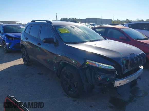 2016 Jeep Cherokee Sport with VIN 1C4PJLAS4GW329773, listed as a IAAI auction lot 41300023 with 101,912 mi miles and . Bid and sale history available at DreamBid. Image 1.