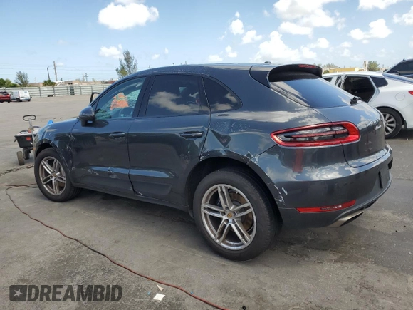 2017 Porsche Macan with VIN WP1AA2A55HLB09277, listed as a Copart auction lot 61138345 with 62,461 mi miles and Salvage title. Bid and sale history available at DreamBid. Image 2.