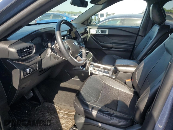 2020 Ford Explorer Limited with VIN 1FMSK7FH0LGB33163, listed as a Copart auction lot 52558555 with 57,486 mi miles and Salvage Title. Bid and sale history available at carsss.com. Image 7.
