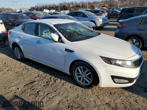 2013 Kia Optima LX with VIN 5XXGM4A72DG233047, listed as a Copart auction lot 46324185 with 137,128 mi miles and Salvage Title. Bid and sale history available at carsss.com. Image 4.