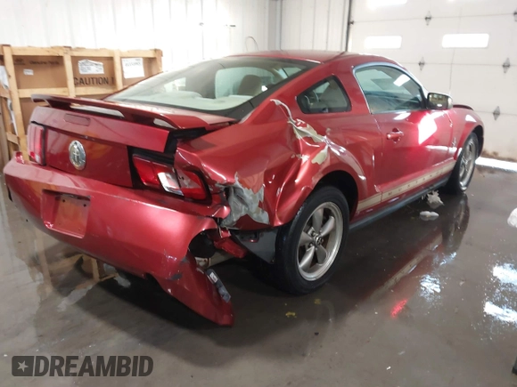 2006 Ford Mustang Standard with VIN 1ZVHT80N865227465, listed as a IAAI auction lot 41272926 with 134,695 mi miles. Bid and sale history available at carsss.com. Image 4.