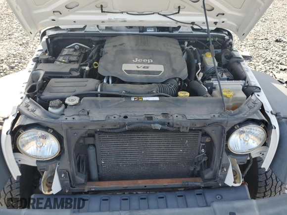 2016 Jeep Wrangler Unlimited Sport with VIN 1C4BJWDG4GL235252, listed as a Copart auction lot 54218885 with 118,849 mi miles and Salvage Title. Bid and sale history available at DreamBid. Image 12.