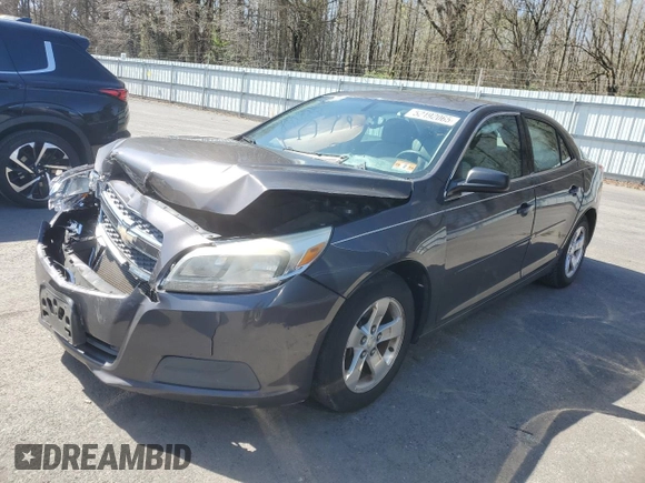 2013 Chevrolet Malibu LS with VIN 1G11B5SA3DF146177, listed as a Copart auction lot 52192065 with 144,117 mi miles and Salvage Title. Bid and sale history available at DreamBid. Image 1.
