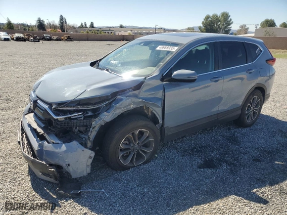 2020 Honda CR-V EX with VIN 7FARW1H59LE013691, listed as a Copart auction lot 46988935 with 41,271 mi miles and Salvage Title. Bid and sale history available at carsss.com. Image 1.