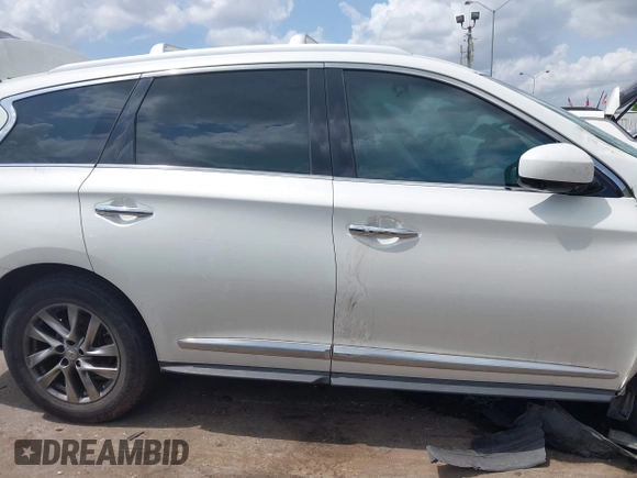2014 Infiniti QX60 with VIN 5N1AL0MN4EC540180, listed as a IAAI auction lot 42093987 with 141,601 mi miles and . Bid and sale history available at DreamBid. Image 14.