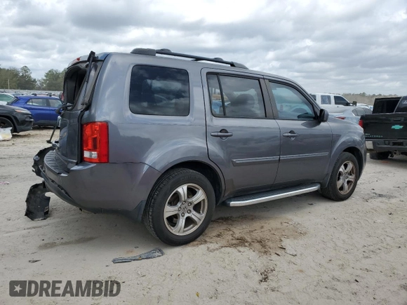 2014 Honda Pilot EX-L with VIN 5FNYF3H70EB002490, listed as a Copart auction lot 47778195 with 164,911 mi miles and Salvage Title. Bid and sale history available at carsss.com. Image 3.