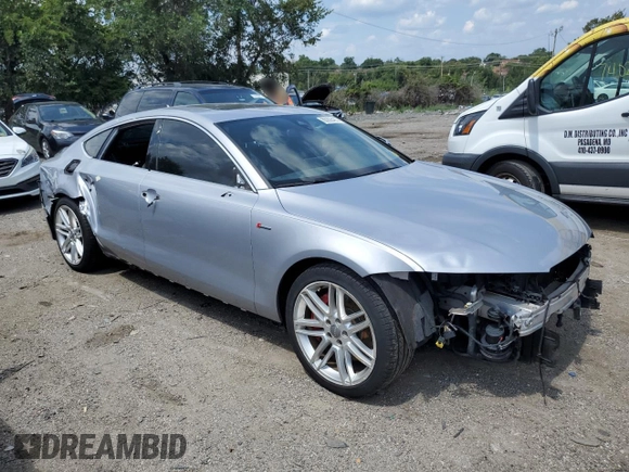 2016 Audi A7 3.0 Premium Plus with VIN WAUWGAFC7GN146483, listed as a Copart auction lot 60906483 with 82,641 mi miles. Bid and sale history available at carsss.com. Image 4.
