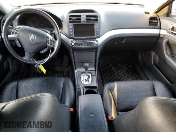2008 Acura TSX Nav with VIN JH4CL96928C004574, listed as a Copart auction lot 49496135 with 257,168 mi miles and Salvage Title. Bid and sale history available at carsss.com. Image 8.