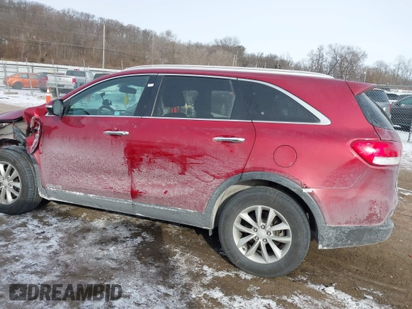 2016 Kia Sorento LX with VIN 5XYPGDA5XGG180698, listed as a IAAI auction lot 41417694 with 84,229 mi miles. Bid and sale history available at carsss.com. Image 14.