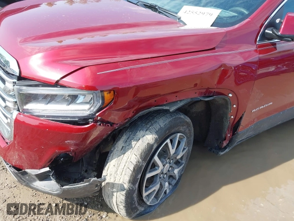 2020 GMC Acadia SLE with VIN 1GKKNRLS9LZ222083, listed as a IAAI auction lot 42552979 with 21,669 mi miles and . Bid and sale history available at DreamBid. Image 6.