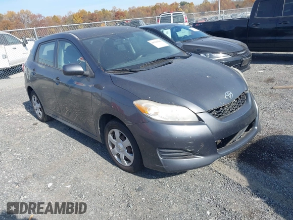 2009 Toyota Matrix with VIN 2T1KU40E59C045695, listed as a IAAI auction lot 40704306 with 140,015 mi miles and . Bid and sale history available at DreamBid. Image 1.