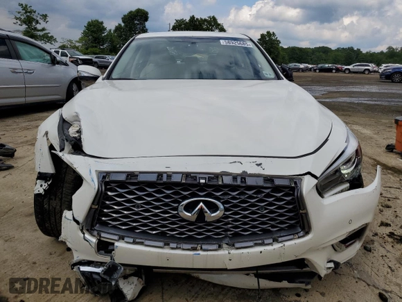 2020 Infiniti Q50 Luxe z VIN JN1EV7AR8LM252625, wystawiony jako Copart lot #58925685 z przebiegiem 7 097 mil mil oraz Szkoda całkowita • Salvage title. Historia ofert i sprzedaży dostępna na DreamBid. Obrazek 5.