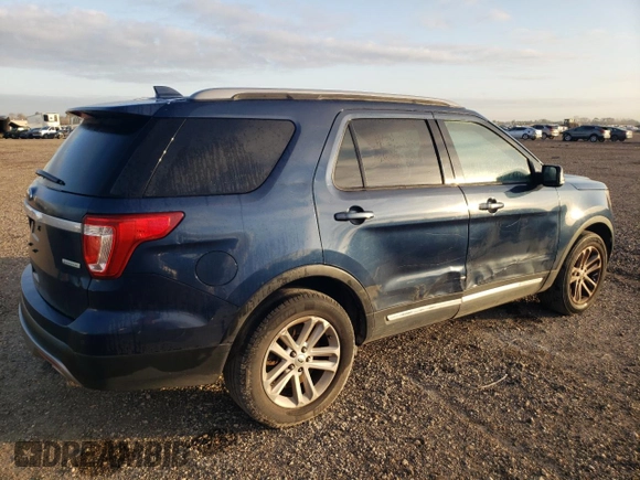 2017 Ford Explorer XLT with VIN 1FM5K7DH5HGA57575, listed as a Copart auction lot 48836105 with 157,128 mi miles and Clean Title. Bid and sale history available at carsss.com. Image 3.
