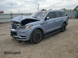 2018 Lincoln Navigator Black Label with VIN 5LMJJ2TT1JEL12523, listed as a Copart auction lot 55896435 with 42,843 mi miles and Salvage title. Bid and sale history available at DreamBid. Image 1.