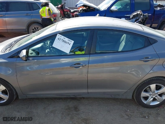 2013 Hyundai Elantra GLS PZEV with VIN 5NPDH4AE6DH357199, listed as a IAAI auction lot 41788694 with 161,467 mi miles. Bid and sale history available at carsss.com. Image 15.