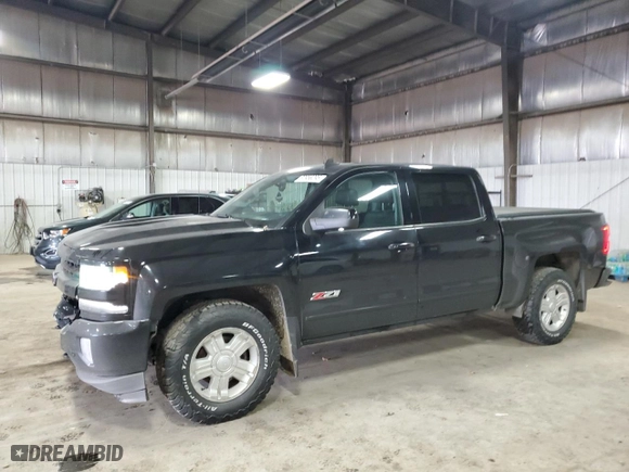 2017 Chevrolet Silverado 1500 LTZ with VIN 3GCUKSEC6HG209406, listed as a Copart auction lot 87958295 with 189,768 mi miles and Salvage Title. Bid and sale history available at carsss.com. Image 1.