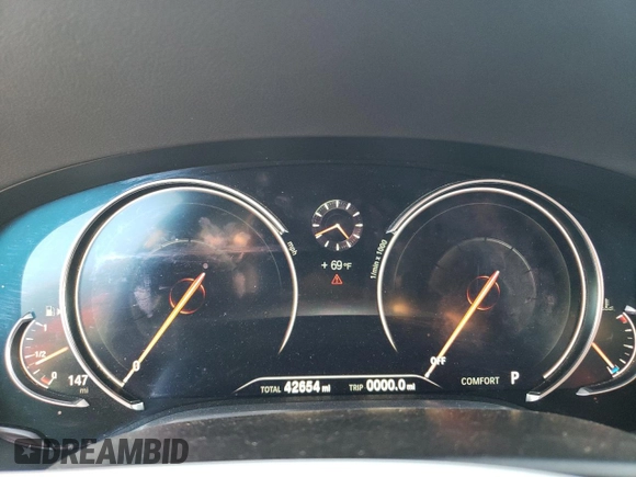 2019 BMW 7 Series 740i with VIN WBA7E2C55KB454137, listed as a Copart auction lot 40282713 with 42,654 mi miles. Bid and sale history available at carsss.com. Image 9.